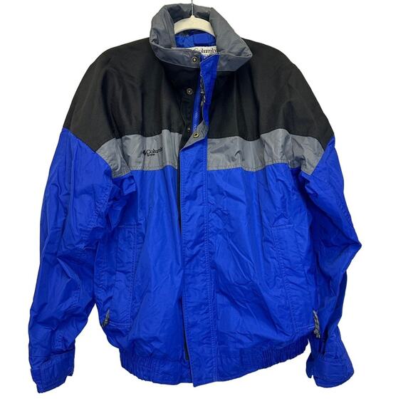 Columbia Sportswear Bugaboo Men’s Vintage Blue & Black Jacket - Size Medium - Picture 1 of 12